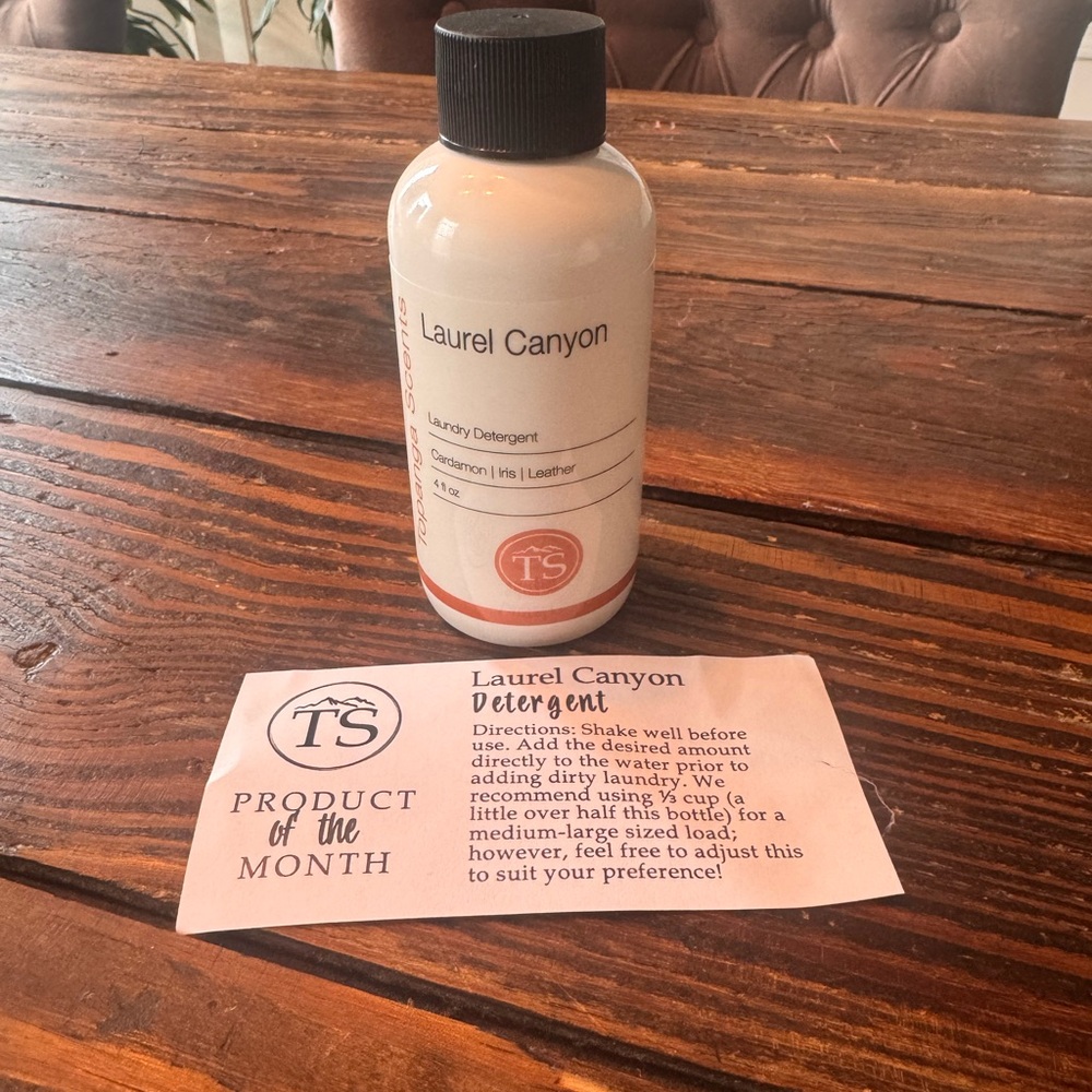 Topanga scents Laurel Canyon Laundry Detergent